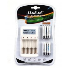 Зарядное портативное  устройство Jiabao Digital Charger с АА аккумуляторами (383 V)