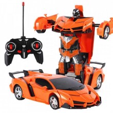 Машинка трансформер Радиоуправляемая Autobots Remote Control Car with Deformation Lamborghini Автобот Ламборджини с пультом Оранжевая (585 V) Машинка трансформер Радиоуправляемая Autobots Remote Control Car with Deformation Lamborghini Автобот Ламборджини с пультом Оранжевая (585 V)