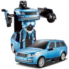 Машинка трансформер Радиоуправляемая JAKI Tyrant troopers with Deformation "Range Rover" Автобот Рендж Ровер с пультом Синяя (590 V) Машинка трансформер Радиоуправляемая JAKI Tyrant troopers with Deformation "Range Rover" Автобот Рендж Ровер с пультом Синяя (590 V)