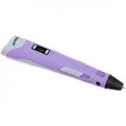  3Д ручка Smart 3D pen-2 с LCD дисплеем Рисование пластиком Фиолетовый  (493 V)