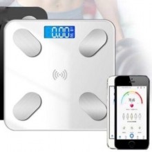 Умные смарт весы напольные электронные с приложением для смартфона bluetooth bathroom scale Белый