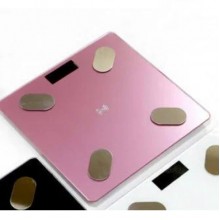 Умные смарт весы напольные электронные с приложением для смартфона bluetooth bathroom scale Розовый
