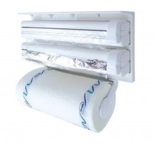 Кухонный держатель Triple Paper Dispenser 5821 4 в 1 Белый ( V 0776 ) Кухонный держатель Triple Paper Dispenser 5821 4 в 1 Белый ( V 0776 )
