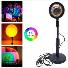 Проекционная лампа Lamp RGB c пультом ДУ с проекцией заката ночник ( V 1503 ) Проекционная лампа Lamp RGB c пультом ДУ с проекцией заката ночник ( V 1503 )