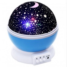 Ночник детский светильник проектор звездный небо Star Master Dream Rotating Blue (351V)