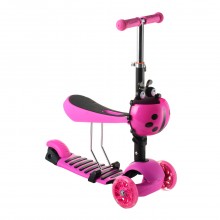 Самокат Беговел Каталка Itrike Scooter MAXI 3в1трехколесный детский от 2-х лет Розовый (699 V) Самокат Беговел Каталка Itrike Scooter MAXI 3в1трехколесный детский от 2-х лет Розовый (699 V)