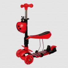 Самокат Беговел Каталка Itrike Scooter MAXI 3в1трехколесный детский от 2-х лет Красный (697 V) Самокат Беговел Каталка Itrike Scooter MAXI 3в1трехколесный детский от 2-х лет Красный (697 V)