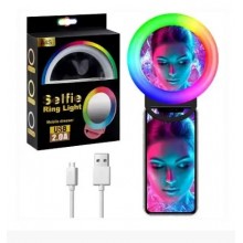Селфи кольцо лампа с зеркалом Selfie ring light RGB A4S для телефона ( 2068 ) Селфи кольцо лампа с зеркалом Selfie ring light RGB A4S для телефона ( 2068 )