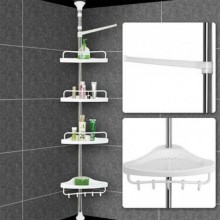 Полка угловая для ванной комнаты Multi Corner Shelf ADS-188 (V 0551) Полка угловая для ванной комнаты Multi Corner Shelf ADS-188 (V 0551)