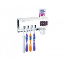 Диспенсер для зубной пасты и щеток автоматический Puretta Toothbrush sterilizer с УФ-стерилизатором (645 V) Диспенсер для зубной пасты и щеток автоматический Puretta Toothbrush sterilizer с УФ-стерилизатором (645 V)